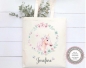 Preview: Einhorn Tasche Wechselwäsche Wechselkleidung (personalisiert) für Kindergarten  Wunschname KITA Kindergarten Einschulung Lüttentüddel®